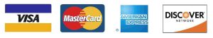 visa, mastercard, american express & discover